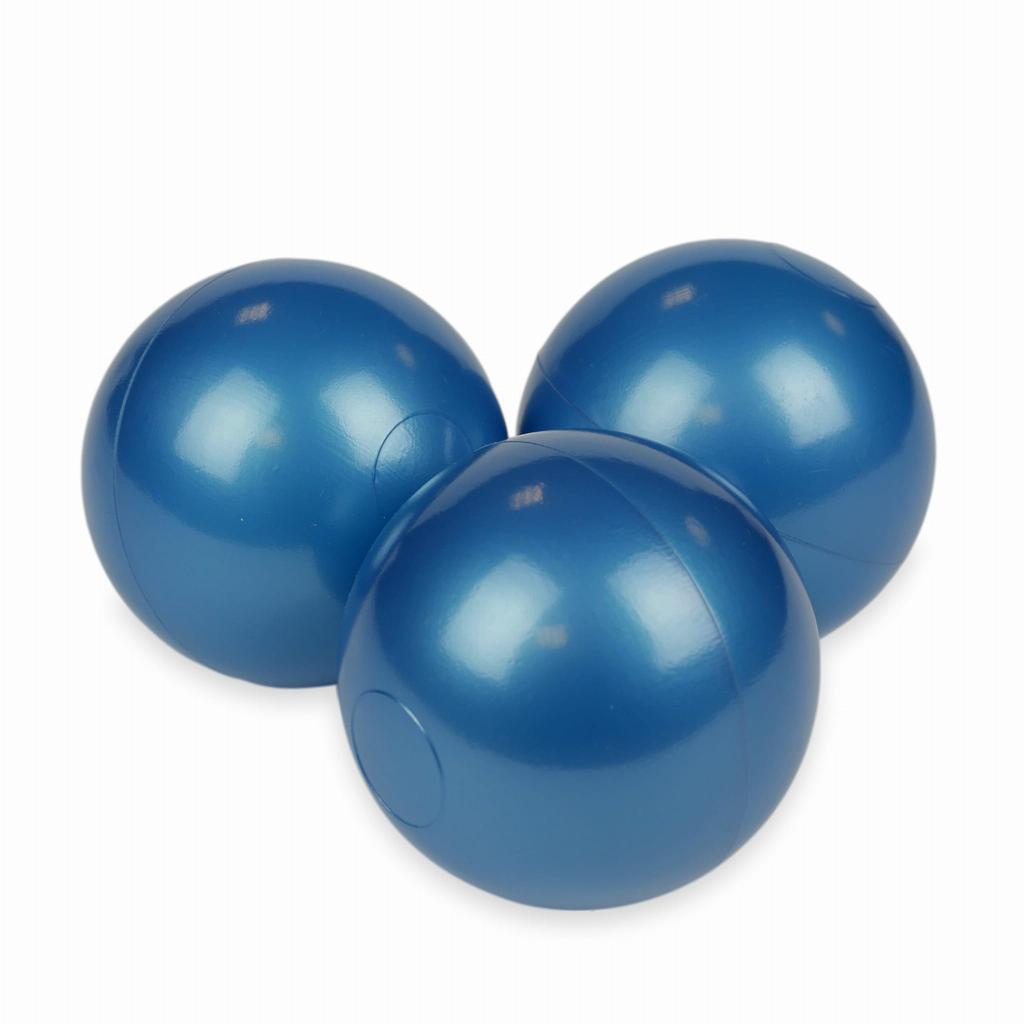 Toy balls ø7cm 200pcs metallic blue