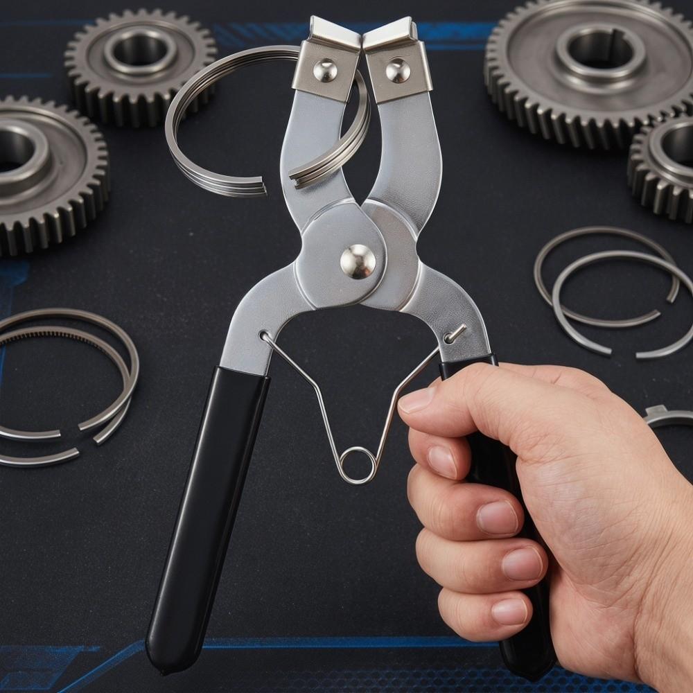 Chrome Vanadium Steel Piston Ring Opening Plier Easy To Use Adjustable Piston Ring Compressor Plier Universal