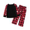 Christmas Prints Family Matching Long Sleeve Tops+Pants Set Family Matching Sets