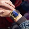 SANDA 6163 Fashion Trend Quartz Watches Fashion Men's Square Watch Countdown Sports Waterproof Dual Display Digital Mens Watch