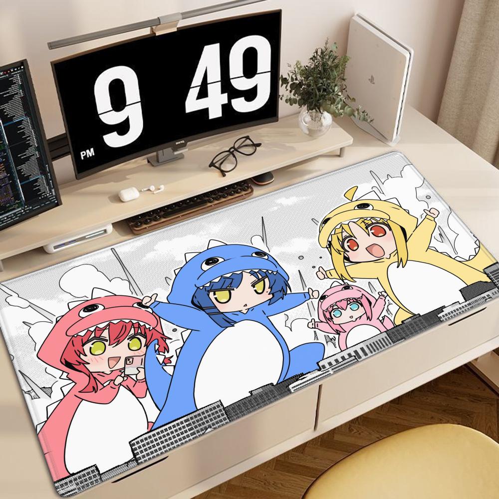 Bocchi The Rock Large Gaming Mousepad Game Rubber Computer Mouse Mat Anime HD Print Mouse Pad Gamer Locking Edge Accessories XXL