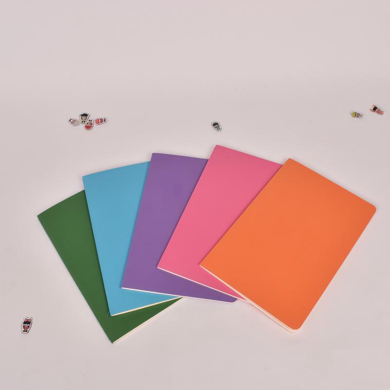 In Stock A5/A6 Colored Stitch Loose-leaf Notebook - Morandi Collection
