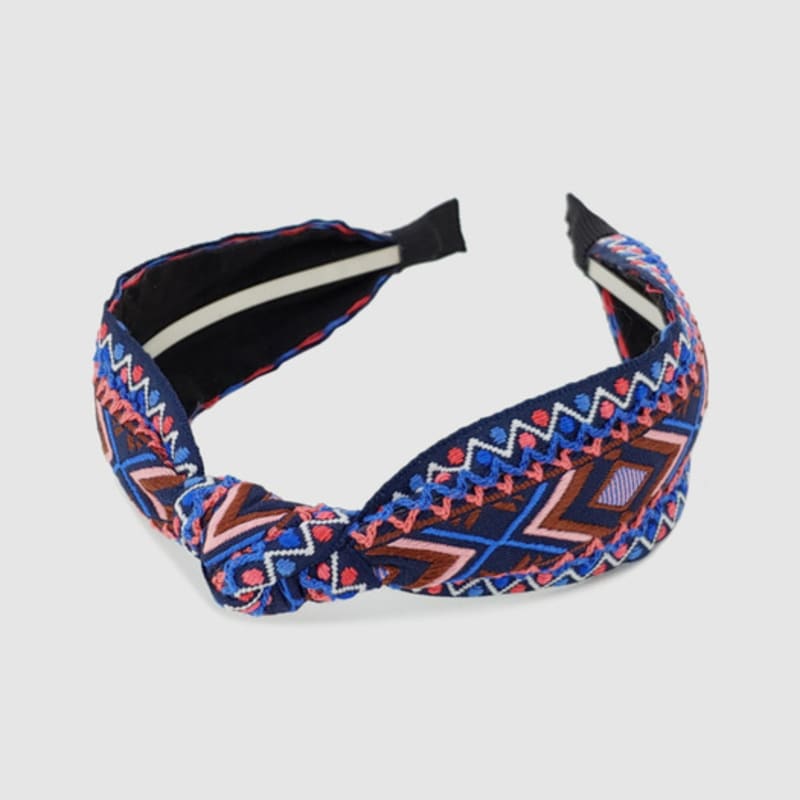 LALA Bandana Wide Hairband - Violet
