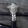 Antique Vintage Brass Victorian Handle Wooden Style Walking Stick/Cane Designer
