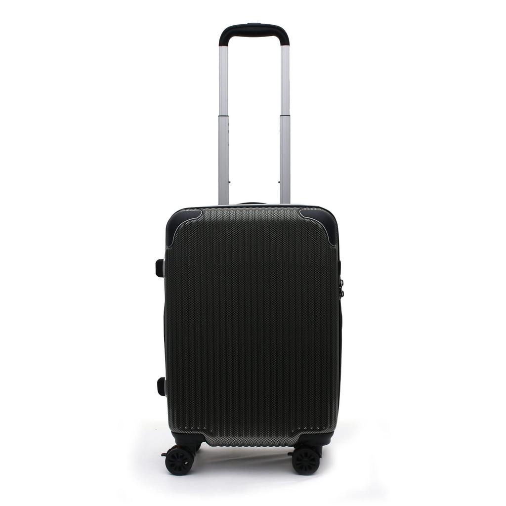 Leichter Hartschalen-Reißverschlusskoffer ESC2276 S carbon black [Sifre] Next-Generation-Rollen 3,2 kg