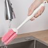3-in-1 Silikon-Milchflaschenbürste Langer Griff Wasserglas Tasse Reinigungsbürste Multifunktionales Küchenreinigungswerkzeug