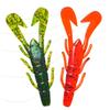 10pcs Artificial Swimbait 8cm Fishing Baits Lure 6g Shrimp Soft Baits Fishing Accessories Crawfish Lure for Trout