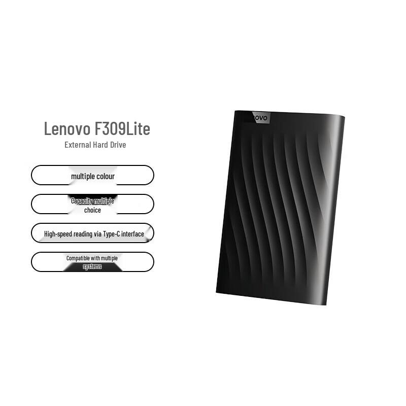 Lenovo F309 1TB USB 3.0 Portable Hard Drive