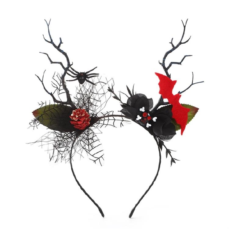 Halloween Hairhoop Festival Party Bat Hairband Masquerade Balls Gothic Headwear