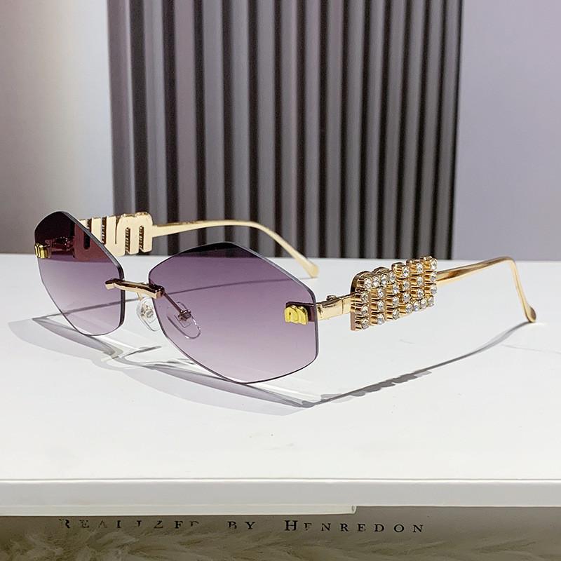 Vintage Diamond Shape Sunglasses With Uv400 Protection For Casual Wear And Outdoor Activities