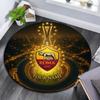 Tapis rond personnalisé AS Roma, Tapis pour salon, chambre à coucher, canapé, salle de jeux, Tapis de sol antidérapant