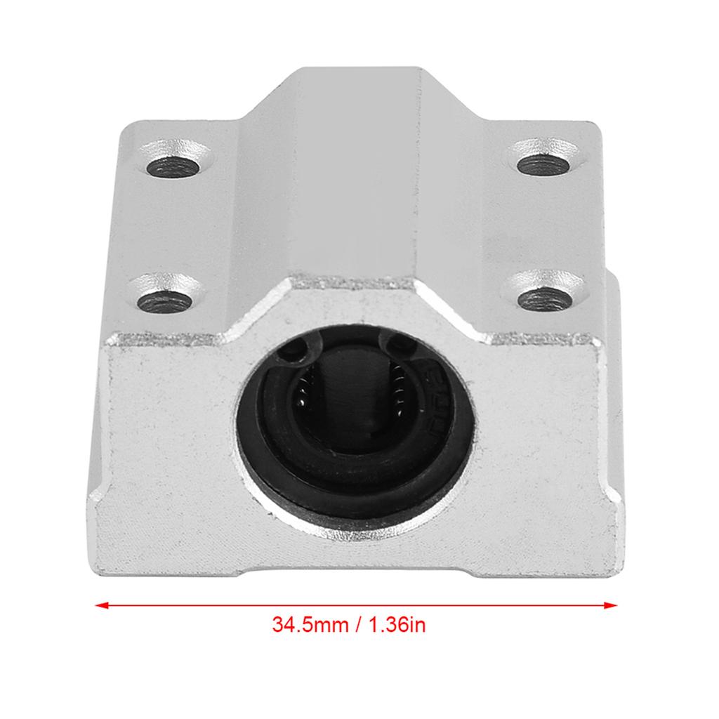 4 Stück SCS8UU 8mm Lineare Bewegung Kugelgelagerte Gleitbuchse Gleitblock für 3D-Drucker