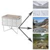Foldable Box Bracket Stand Stainless Steel Box Support Stand Holder for Outdoor