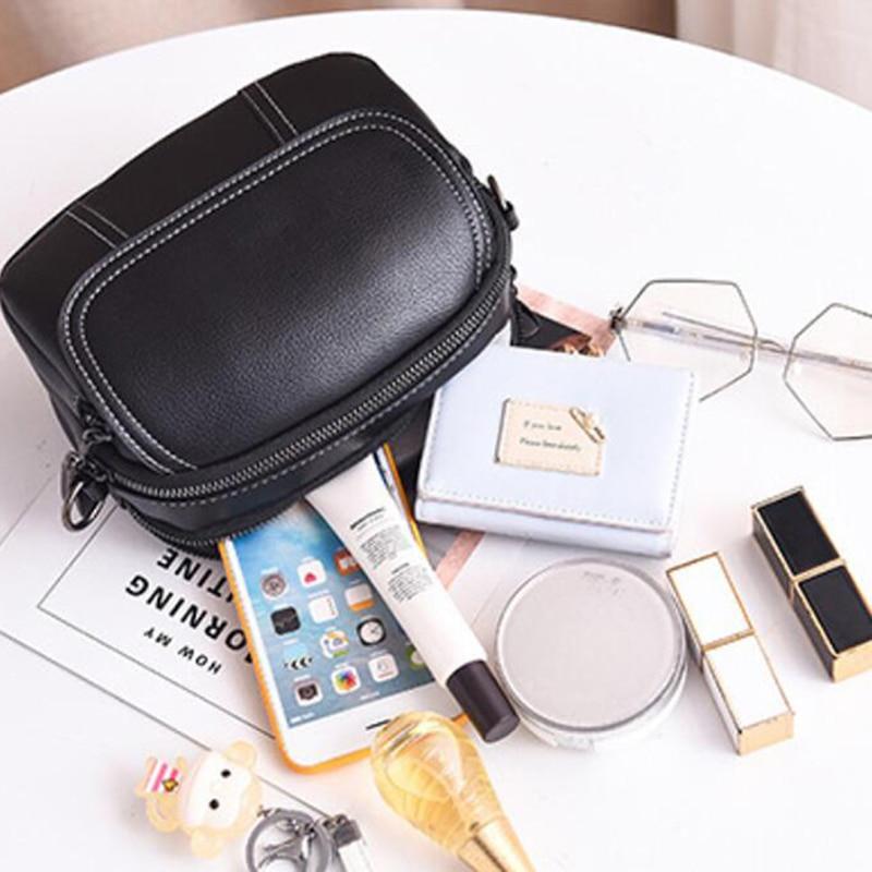 Fashion PU Leather Women Shoulder Bag Female Purse and Handbags Girls Crossbody Bag Vintage Small Flap Mini Messenger Bag