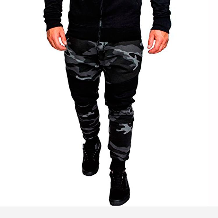Men s Camouflage Slim Fit Stretchy Running Pants XXXL
