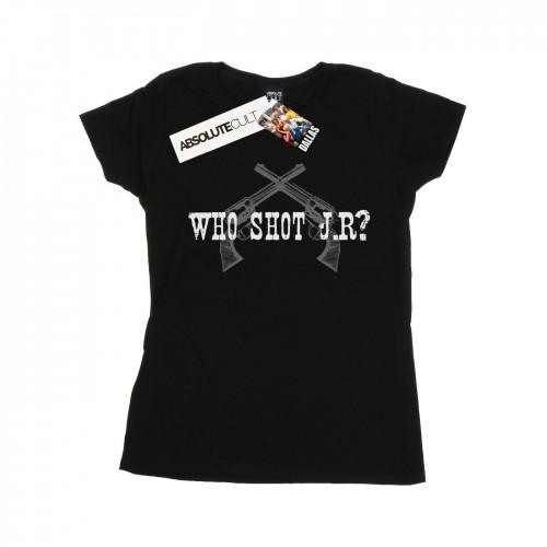 

Dallas Womens/Ladies Who Shot J.R. Cotton T-Shirt білий