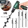 Ground Drill For Garden Soil Drill For Garden Vegetable Patch Digging Tool Ground Drill For Screw Rod Twist Drill