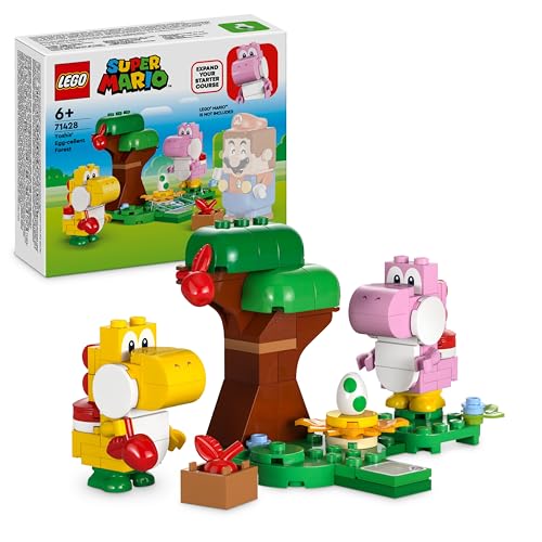 

LEGO Super Mario Forest Yoshi and Egg Toy - Gift, Birthday Present, Building Blocks, Educational Toy, Christmas, Girls, Boys, Children Ages 6, 7, 8, 9