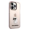 Karl Lagerfeld KLHCP14XHNCHTCP iPhone 14 Pro Max 6.7" pink hardcase Ikonik Choupette