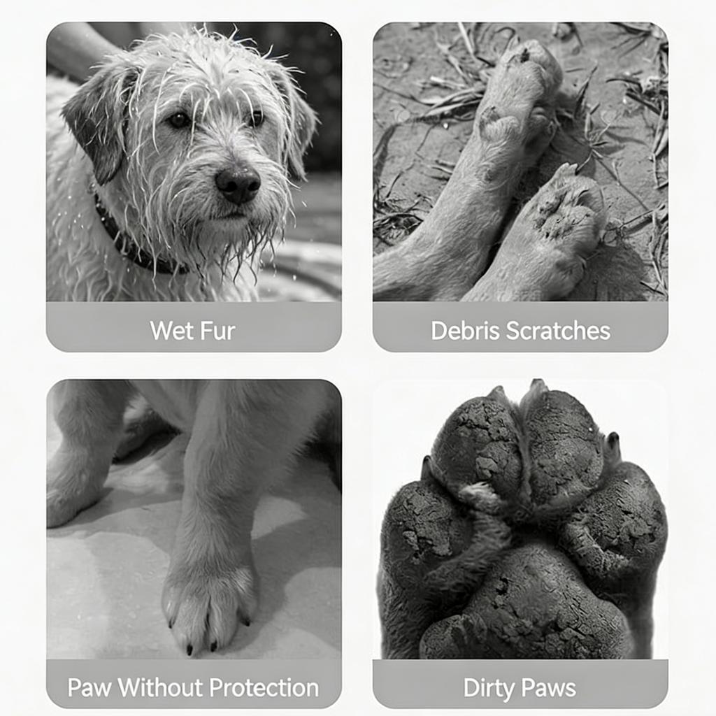 4 Pcs Pet Anti-slip Socks Cat & Dog Cute Winter And Autumn Warm Socks Anti-slip Traction Protecting Paws From Wear Tear Licking.