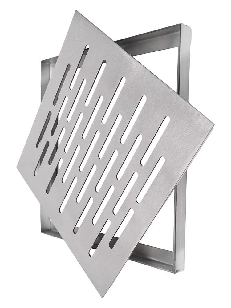 Stainless Steel Drain Cover with Frame Slip Resistant Design for 300mm