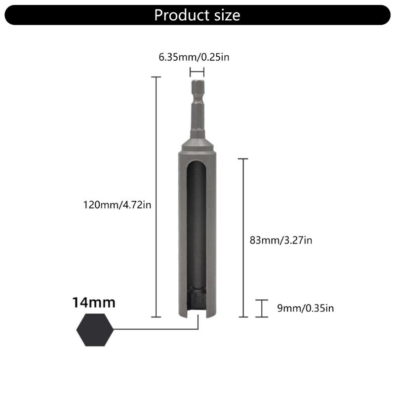 Bicycles Hydraulic Disc Brake Oil Tube Wrench Adapter Bike Valves Repair Tool Quick Change Hex Shank Socket Wrench