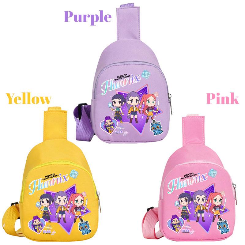 For kpop Shoulder Backpack Chest Bag K-pop Diagonal Cartoon Student Classic Lightweight Girly Gift Storage travel crossbody bag