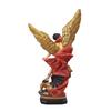 Resin Religious Angel Sculpture Desktop Ornament Holy Angel Michael Sculpture Christmas Gift Home Decor for Office Study
