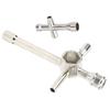 2Pcs Steel Cross Wrenches Sleeve Hex Driver Spanner Wheel Repair Tools for RC Car