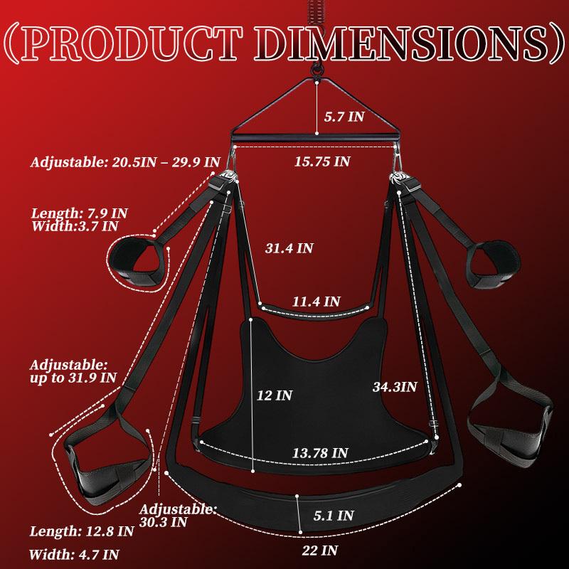 SM Sex Furniture Hanging Sex Swing Metal Tripod Stents Sexules Position Assistant Toys For Couples Flirting Adult Erotic Games