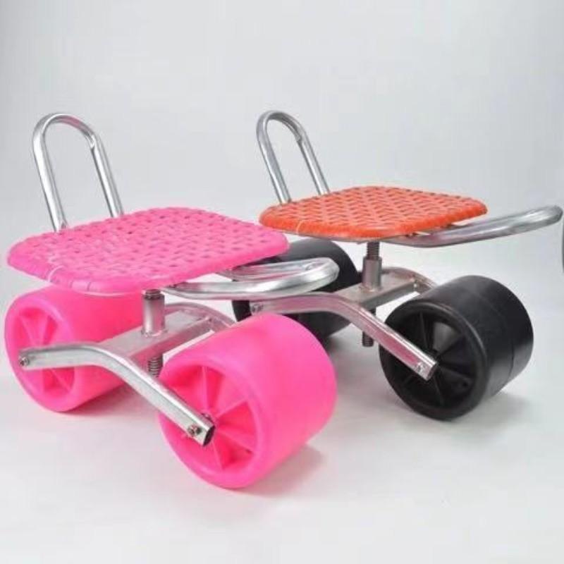 Greenhouse Specific Wheeled Stool Portable Field Picking Mobile Chair Agricultural Mobile Stool Cart