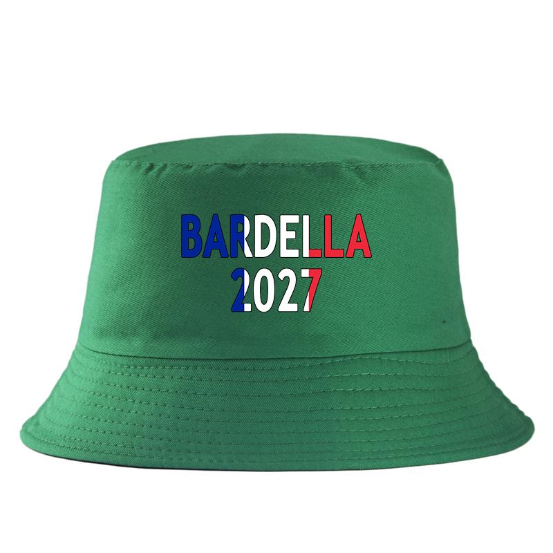 Bardella 2027 Print Bob Wendbarer Fischerhut Damen Herren Sommer Frühling Reise Lässig Fischerhut Mädchen Junge Baumwolle Panama Hut