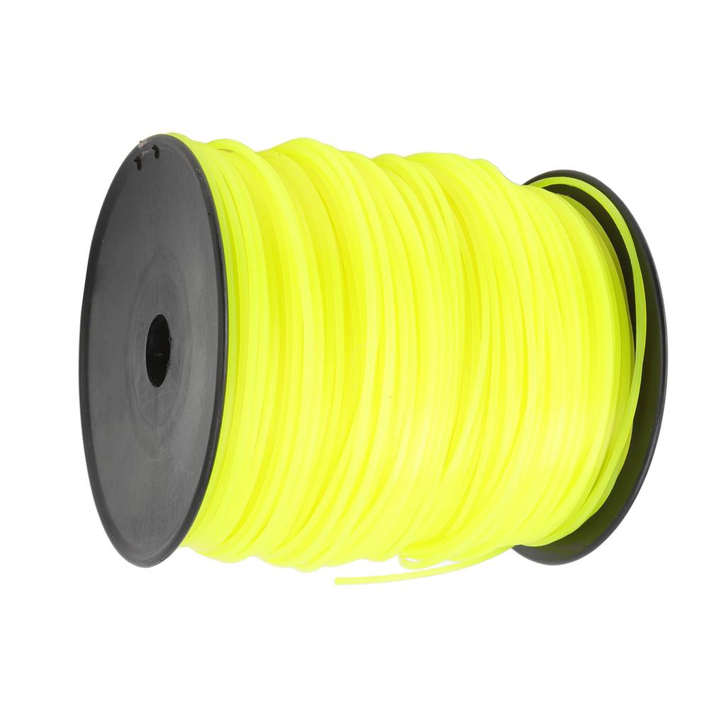 3mm String Trimmer Line Quadrate Trimmer Line Lawn Mower String Cord for Husqvarna Yellow