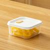 Portable Fruit Lunch Box Food Grade PP Snack Container with Sealed Lid Leak Proof Bento Storage for Kids School Office Travel Picnic