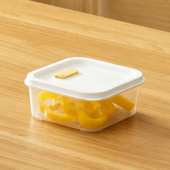 Portable Fruit Lunch Box Food Grade PP Snack Container with Sealed Lid Leak Proof Bento Storage for Kids School Office Travel Picnic