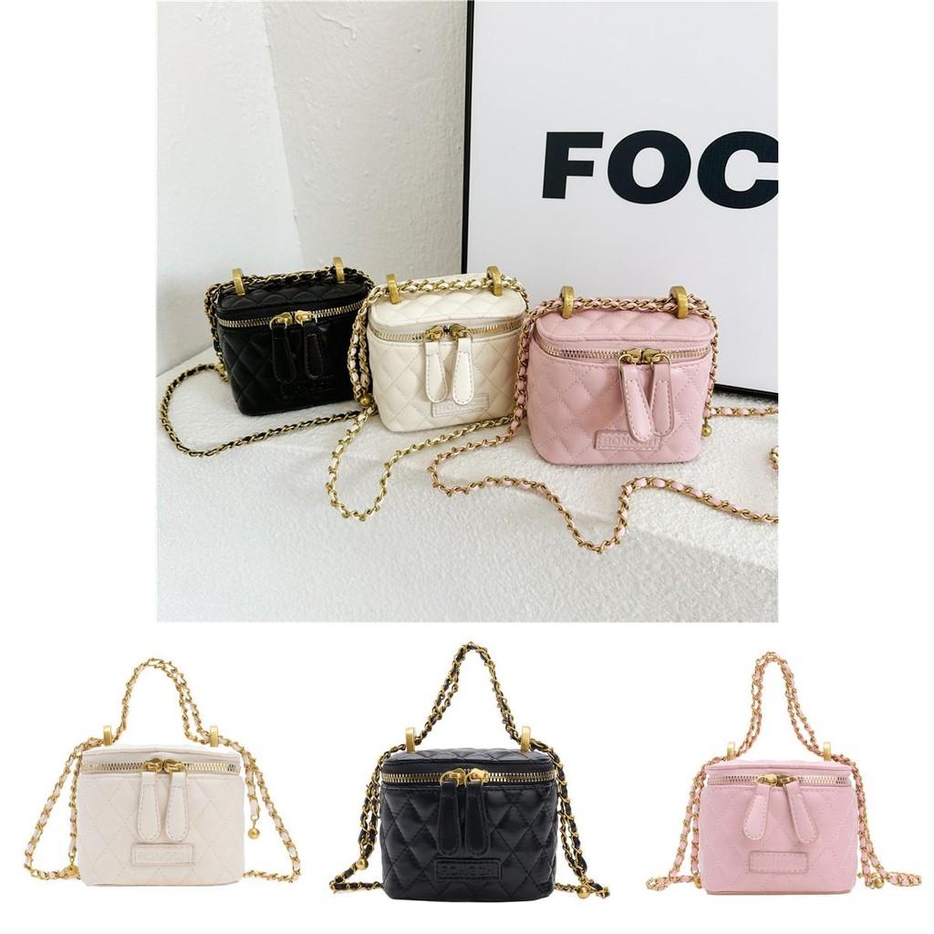 Adorable Girls Bucket Bag Stylish Japanese Princess Handbag Chic Quilted Design