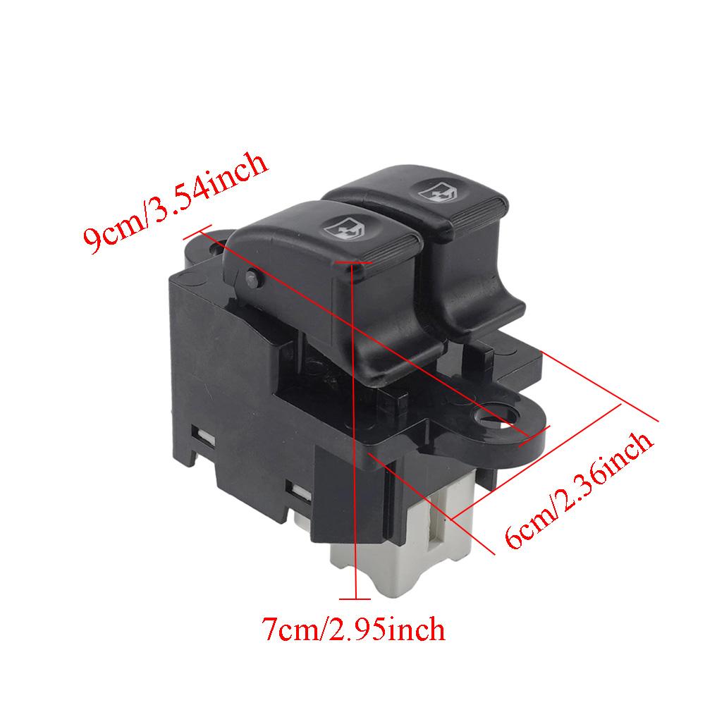 6Pins Power Window Switch For Hyundai Atos Prime 1998-2002 Atos MPV 2000 -2003 Electric Window Control Switch Button 93570-06000