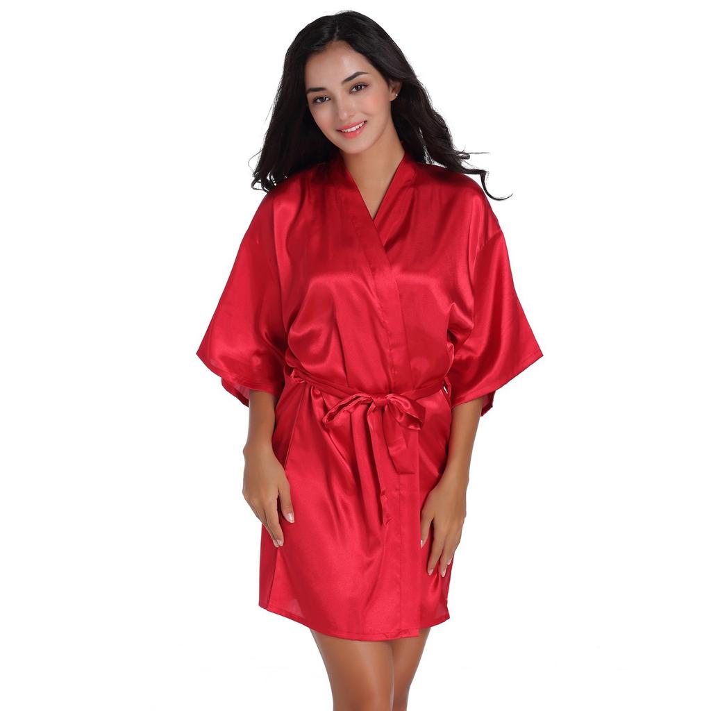 Large size pajamas women's summer cool feeling thin loungewear short women's cardigan nightgown spot