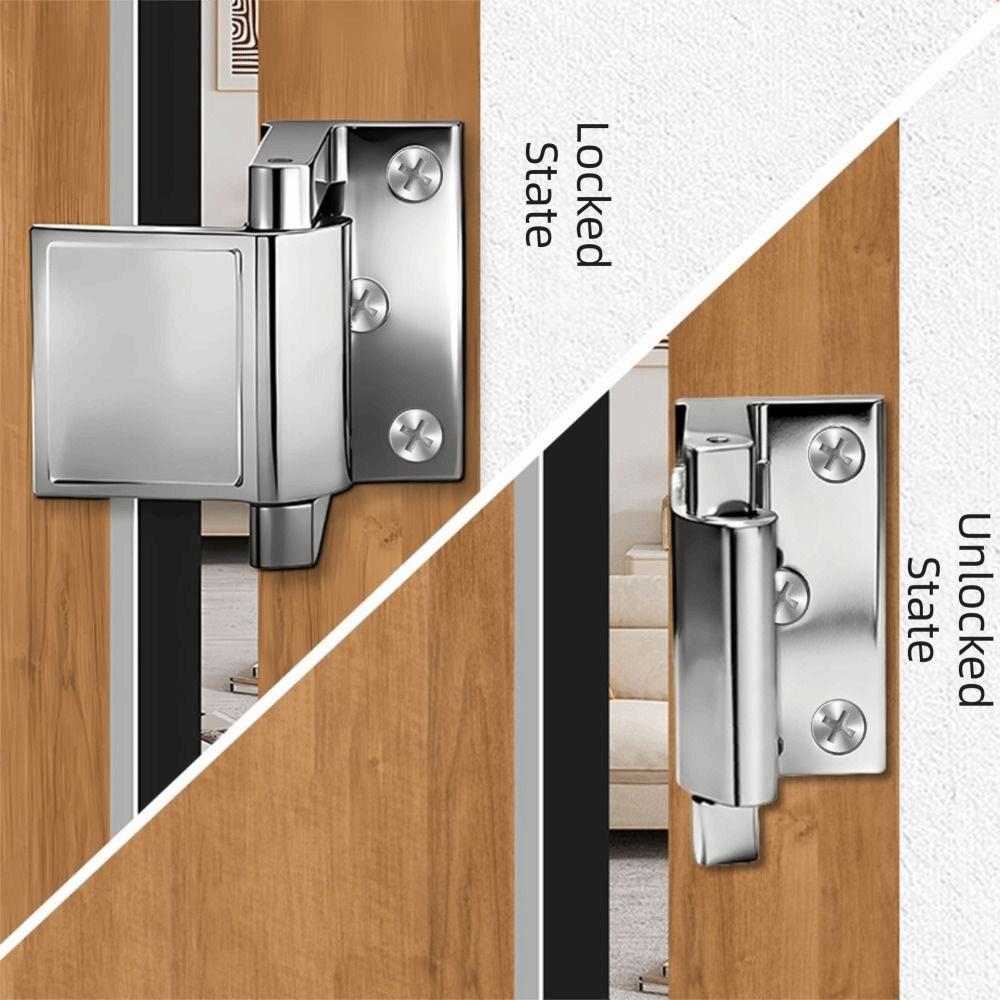 Security Resistance Home Door Lock Aluminum Zinc Zinc Alloy Security Lock Door Lock  Swinging Doors