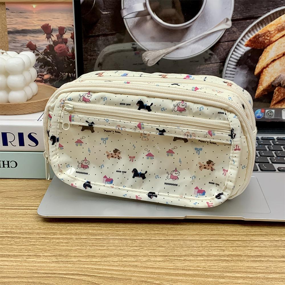 Multifunctional Pen Bag Large Capacity Stationery Bag New Pencil Case  School Office