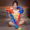 Kawaii Colorful China Dragon Plush Toys Soft Stuffed Anime Long Dragon Doll Cozy Throw Pillow Funny Kids Companion Room Decor