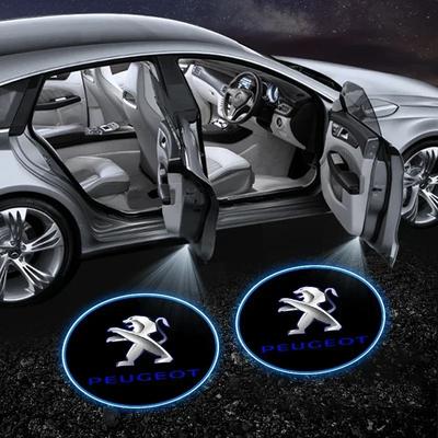 2 Bucăți Lumini de Bun Venit LED Proiectori Ușă Mașină Accesorii Auto Pentru Peugeot 108 406 407 408 206 207 208 306 307 308 508
