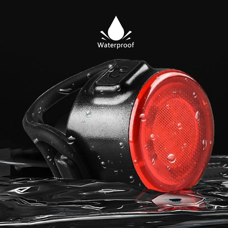 BUCKLOS Bike Front and Rear Light Bicycle LED Lamp Waterproof USB Rechargeable Flashlight for Bicycle Taillights Cycling Lantern 7