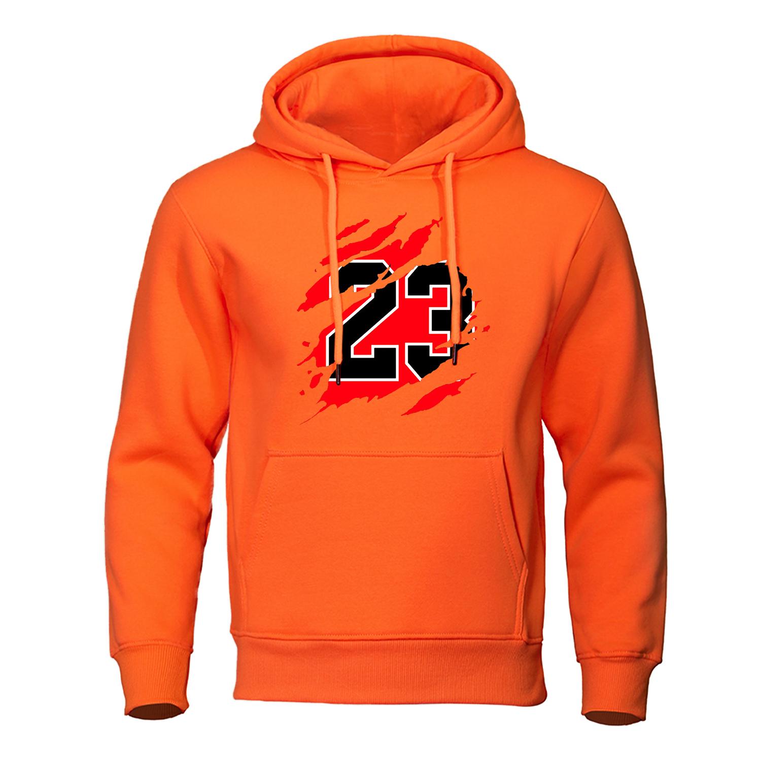 

Классический джерси Pattern 23 Печать Толстовка Мужская мода хип-хоп свободная толстовка с круглым вырезом Повседневная новая толстовка с карманом флисовая толстовка 3XL