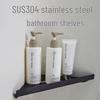 304 Stainless Steel Wall-Mounted Bathroom Corner Shelf for Shower & Shampoo Storage