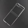 Samsung Galaxy Z Flip 7 Glossy Hard Case with Lanyard Hole - Transparent