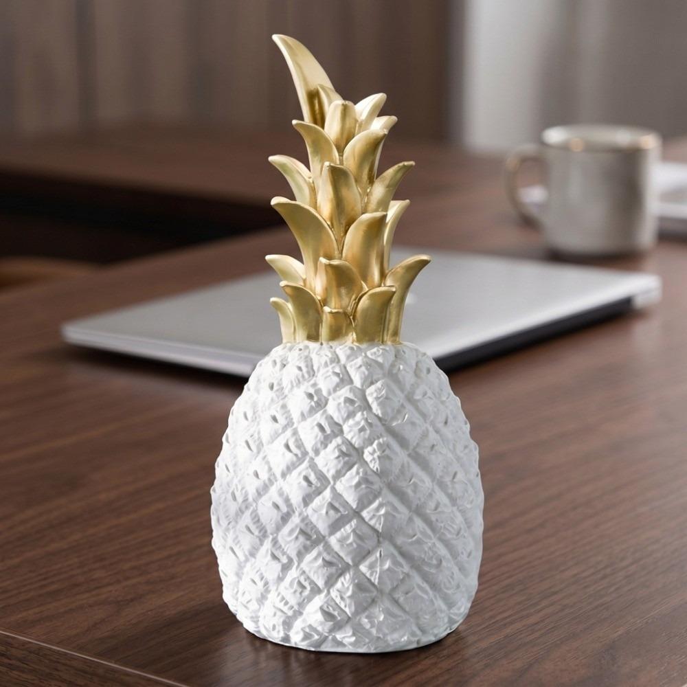 Embossed Texture Surface Resin Pineapple Table Ornament Bedroom Table Decoration
