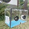 Still Life Blue Mushroom Air Box Kit with Screen, Thermometer, and Growing Bag