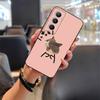 Dirt-resistant Phone Pouch Phone Case For Realme C65 Anti-dust Silicone Durable Soft Case Cartoon Protective Couple Cute
