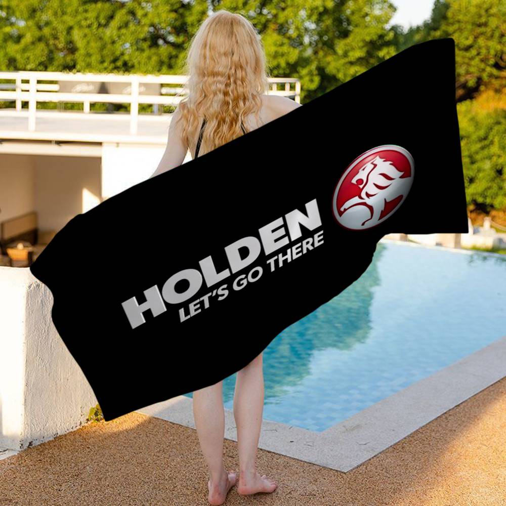 H-Holdens Car Microfiber Blanket Quick Drying Beach Towels Oversized Printing Super Absorbent Pool Towel Blanket